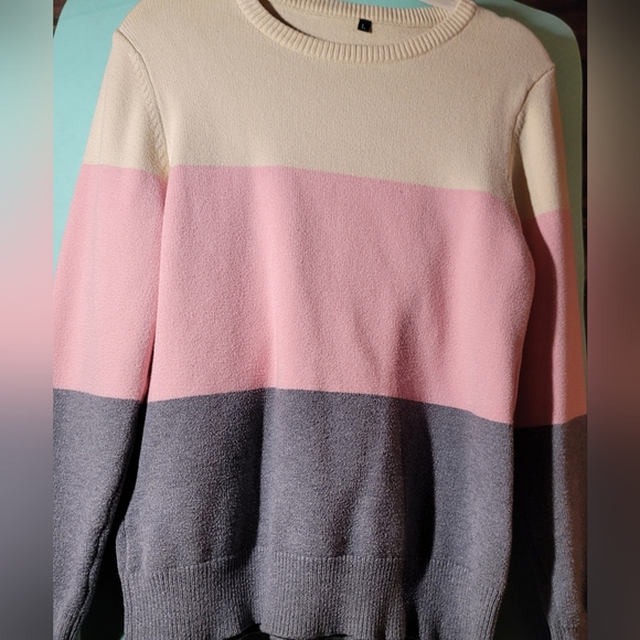 STYLEWORD MULTICOLOR SWEATER Large - Picture 4 of 10